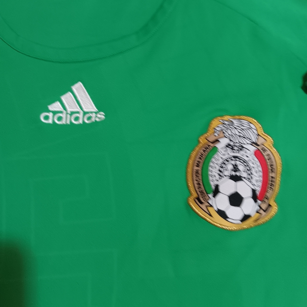 Adidas Mexico Jersey Mens XXL Green 2007 Climacool Soccer - Picture 7 of 7